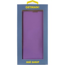 Кожаный чехол книжка GETMAN Elegant (PU) для Samsung Galaxy A15 4G/5G – Сиреневый