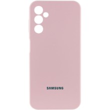 Чехол Silicone Cover Lakshmi Full Camera (AAA) with Logo для Samsung Galaxy A15 4G/5G / M15 5G – Розовый