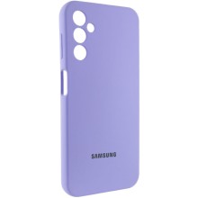 Чехол Silicone Cover Lakshmi Full Camera (AAA) with Logo для Samsung Galaxy A15 4G/5G / M15 5G – Сиреневый