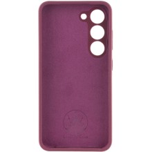 Чехол Silicone Cover Lakshmi Full Camera (AAA) with Logo для Samsung Galaxy A15 4G/5G / M15 5G – Бордовый