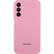 Чехол Silicone Cover Lakshmi Full Camera (AAA) with Logo для Samsung Galaxy A15 4G/5G / M15 5G – Розовый