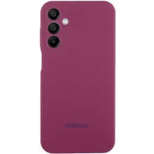 Чохол Silicone Cover Lakshmi Full Camera (AAA) with Logo для Samsung Galaxy A15 4G/5G / M15 5G (Бордовий)