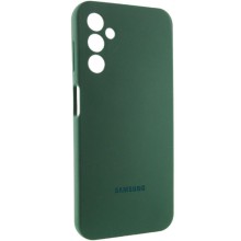 Чехол Silicone Cover Lakshmi Full Camera (AAA) with Logo для Samsung Galaxy A15 4G/5G / M15 5G – Зеленый