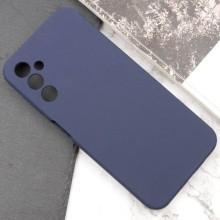 Чехол Silicone Cover Lakshmi Full Camera (AAA) для Samsung Galaxy A15 4G/5G / M15 5G – Темно-синий
