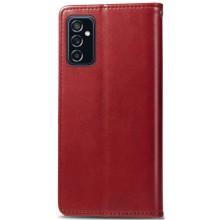 Кожаный чехол-книжка GETMAN Gallant (PU) для Samsung Galaxy A15 4G/5G / M15 5G – Красный