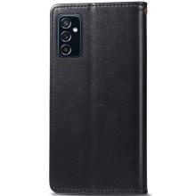 Кожаный чехол-книжка GETMAN Gallant (PU) для Samsung Galaxy A15 4G/5G / M15 5G – Черный
