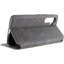 Кожаный чехол-книжка GETMAN Cubic (PU) для Samsung Galaxy A15 4G/5G / M15 5G – Серый