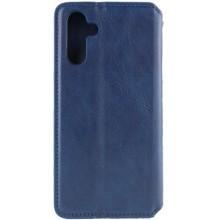 Кожаный чехол-книжка GETMAN Cubic (PU) для Samsung Galaxy A15 4G/5G / M15 5G – Синий