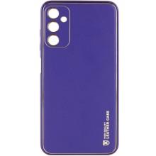 Кожаный чехол Xshield для Samsung Galaxy A15 4G/5G / M15 5G – Фиолетовый