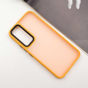 Чохол TPU+PC Lyon Frosted для Samsung Galaxy A15 4G/5G / M15 5G – Помаранчевий