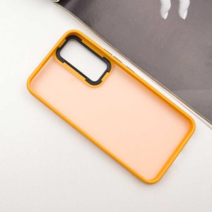 Чохол TPU+PC Lyon Frosted для Samsung Galaxy A15 4G/5G / M15 5G – Помаранчевий