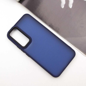 Чохол TPU+PC Lyon Frosted для Samsung Galaxy A15 4G/5G / M15 5G – Темно-синій