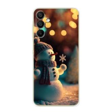 Чехлы на Новый Год Samsung Galaxy A15 (A155) – Снеговик праздничный