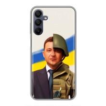Чохол для Samsung Galaxy A15 (A155) (AlphaPrint - с принтом Зеленського) – Зеленский солдат