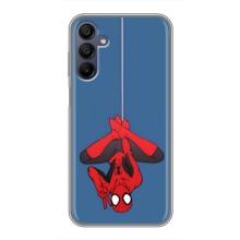 Чехол Супергерой Человека Паука на Samsung Galaxy A15 (A155) – На паутине
