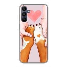 Чехол (ТПУ) Милые собачки для Samsung Galaxy A15 (A155) (Любовь к собакам)