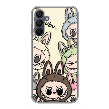 Чехол с Лабубу на Samsung Galaxy A15 (A155) (Коллаж Лабубу)