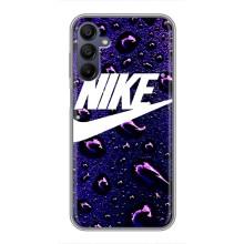 Чехол с логотипом Найк на Samsung Galaxy A15 (A155) (Найк на фиолетовом)