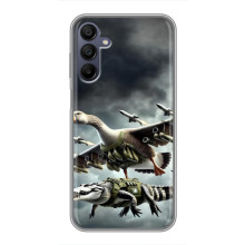 Чехол с мемами тралалело тралала для Samsung Galaxy A15 (A155) – Гусини и крокодило