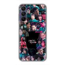 Чохол Гра в кальмара для Samsung Galaxy A15 (A155) – Колаж гра кальмара