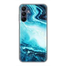 Мраморний чехол на Samsung Galaxy A15 (A155) (VPrint) (Блакитний мрамор)