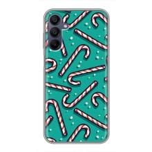Силіконовий бампер на різдво для Samsung Galaxy A15 (A155) (Льодяники)