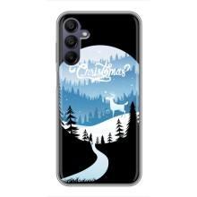 Силіконовий бампер на різдво для Samsung Galaxy A15 (A155) (Різдвяний Олень)