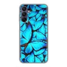Силиконовый бампер с картинкой животных для Samsung Galaxy A15 (A155) (Крылья бабочек)