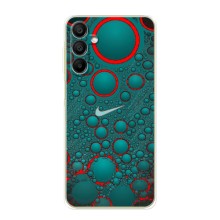 Силиконовый Чехол на Samsung Galaxy A15 (A155) с картинкой Nike (Найк зеленый)