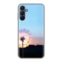 Силиконовый Чехол с одуванчиками на Samsung Galaxy A15 (A155) – Закат с одуванчиком