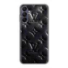 Текстурный Чехол Louis Vuitton для Самсунг Галакси А15 (А155) (Черный ЛВ)