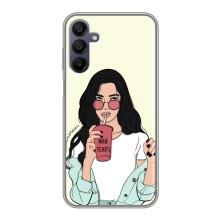 Силіконовый Чохол на Samsung Galaxy A15 (A155) з картинкой Модных девушек (З напоєм)