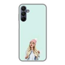 Силіконовый Чохол на Samsung Galaxy A15 (A155) з картинкой Модных девушек (В шапці)