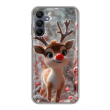 Яркий чехол для Samsung Galaxy A15 (A155) с Зимними Оленятами