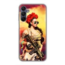 ЗСУ Чехлы (TPU) для Samsung Galaxy A15 (A155) – Женщина солдат