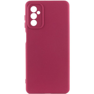 Чохол Silicone Cover Lakshmi Full Camera (AAA) для Samsung Galaxy A16 4G/5G – Бордовий