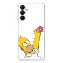 Чехол с Симпсонами для Samsung Galaxy A16 5G (VPrint) (Гомер с пончиком)
