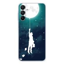 Чехол (ТПУ) с планетами на Samsung Galaxy A16 5G – To The moon