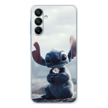 Чехол с рисунком Стич для Samsung Galaxy A16 5G – Стич с цветочком