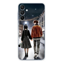 Чехол с дизайном Венздей 2 на Samsung Galaxy A16 5G – Уэнсдей и Тайлер