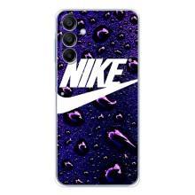 Чехол с логотипом Найк на Samsung Galaxy A16 5G (Найк на фиолетовом)