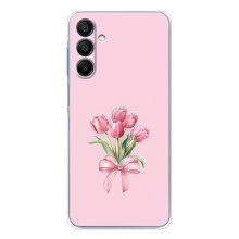 Чехол с розовым рисунком для Samsung Galaxy A16 5G (Букет цветов)
