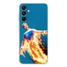 Чехол с принтом Фантастическая четверка для Samsung Galaxy A16 5G – Человек-Факел