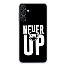 Силиконовый Чехол на Samsung Galaxy A16 5G с картинкой Nike (Never Give UP)