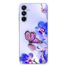 Чохли з квітами для Samsung Galaxy A16 (VPrint) (Метелик на квітах)