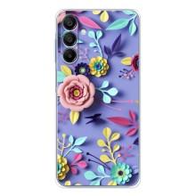 Чохли з квітами для Samsung Galaxy A16 (VPrint) (Дизайн квітів)