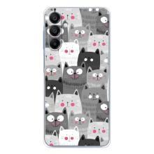Чехлы с Котиками для Samsung Galaxy A16 (VPrint) (Рисованные котики)