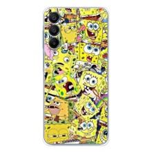 Чехол Губка Боб для Гелекси А16 (Эмоции Спанч Боба)