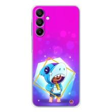 Чехол Бравл Старс для Samsung Galaxy A16 – Леон в костюме Акулы