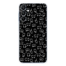 Чехол на тематику: Коты для Samsung Galaxy A16 (Котики на черном)